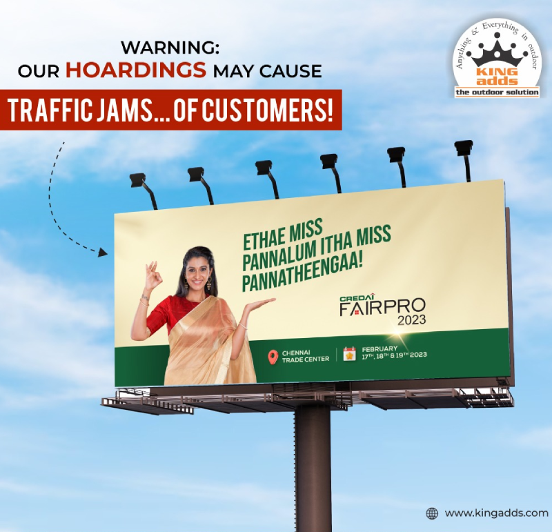 outdoor advertisements on king adds